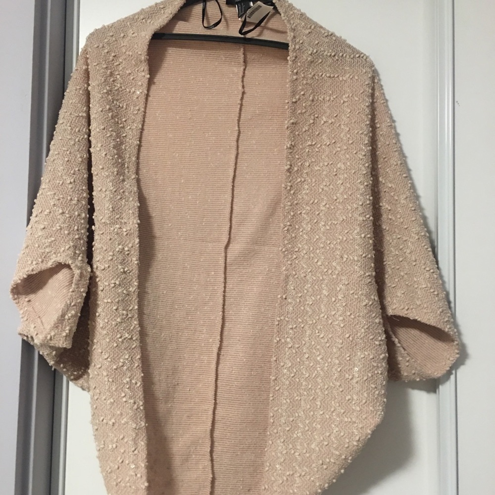 Forever 21 Rose Gold Cardigan